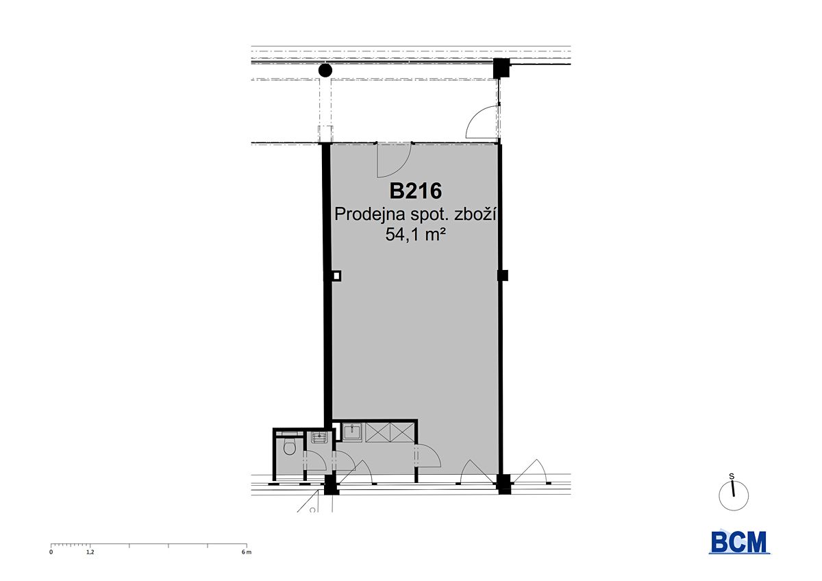 Pronájem obchodního prostoru 54 m² – fotografie 2