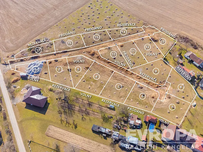 Prodej stavebního pozemku 699 m², Zvěstovice – náhled fotky 3
