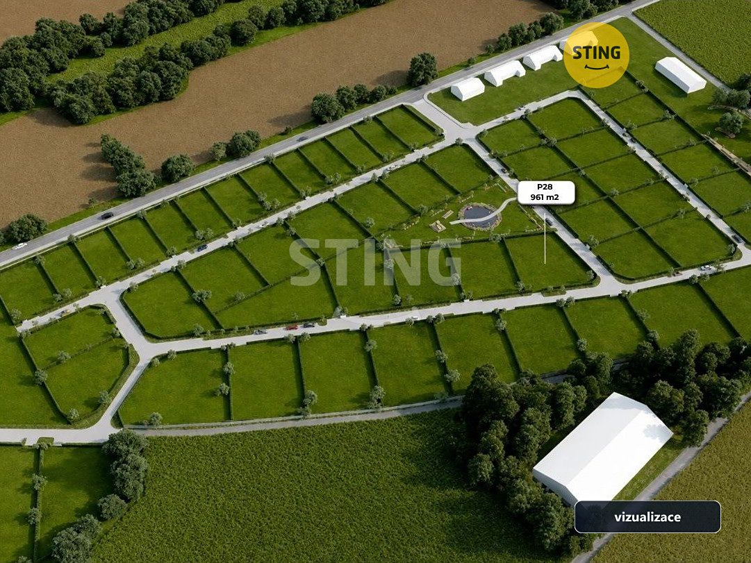 Prodej stavebního pozemku 961 m²