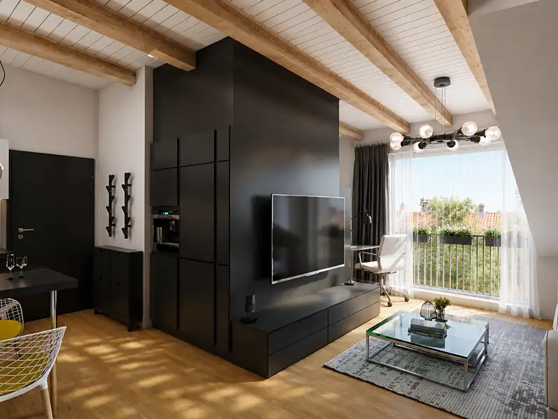 Prodej bytu 1+kk 42 m², Praha – náhled fotky 1