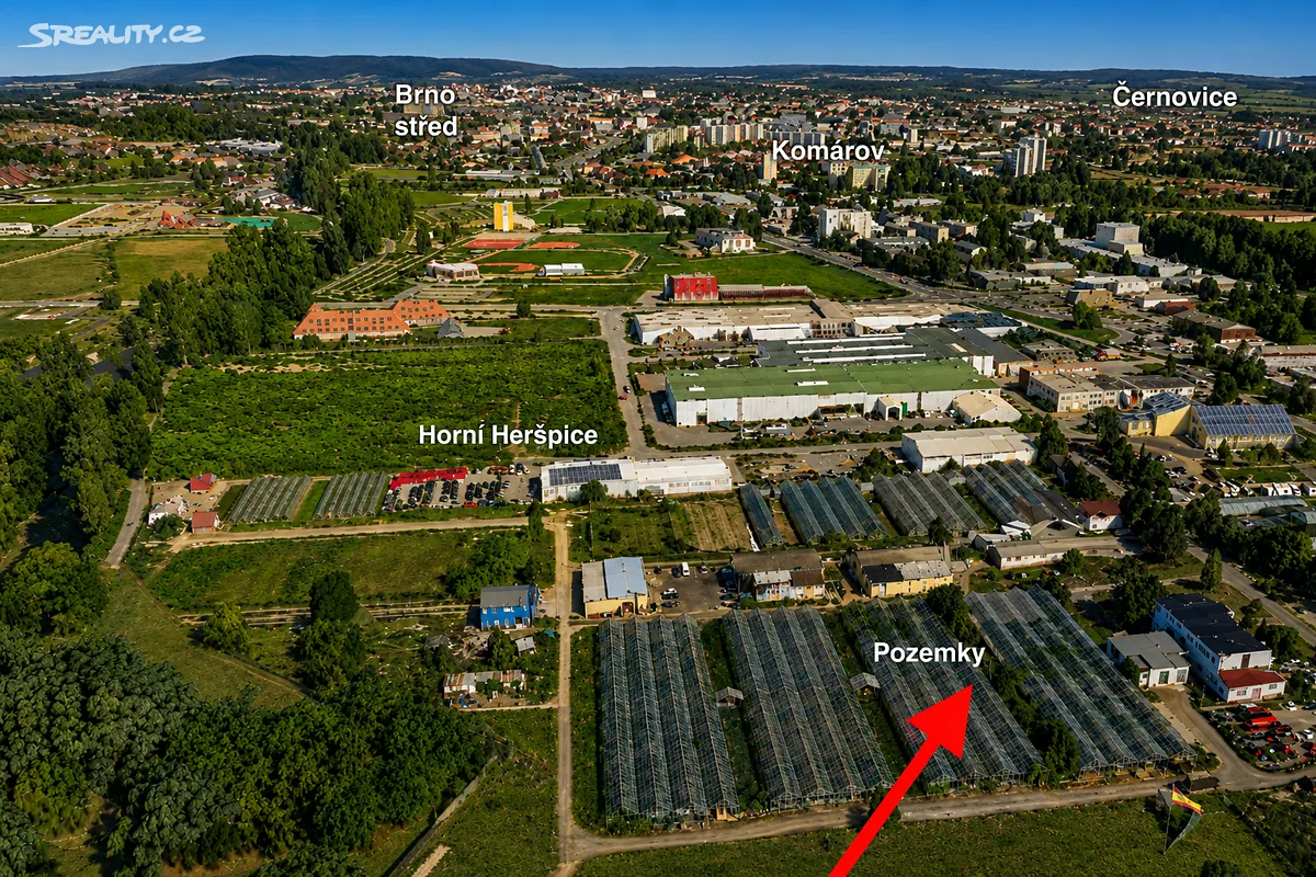 Prodej komerčního pozemku 5129 m² – pohled 2