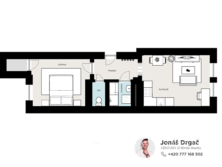 Wohnung 2+kk zur Miete, 53 m² (8 von 10)