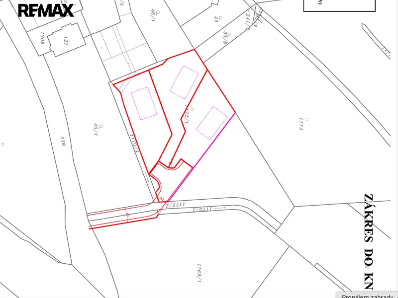 Prodej stavebního pozemku 4320 m², Vodňany – náhled fotky 2