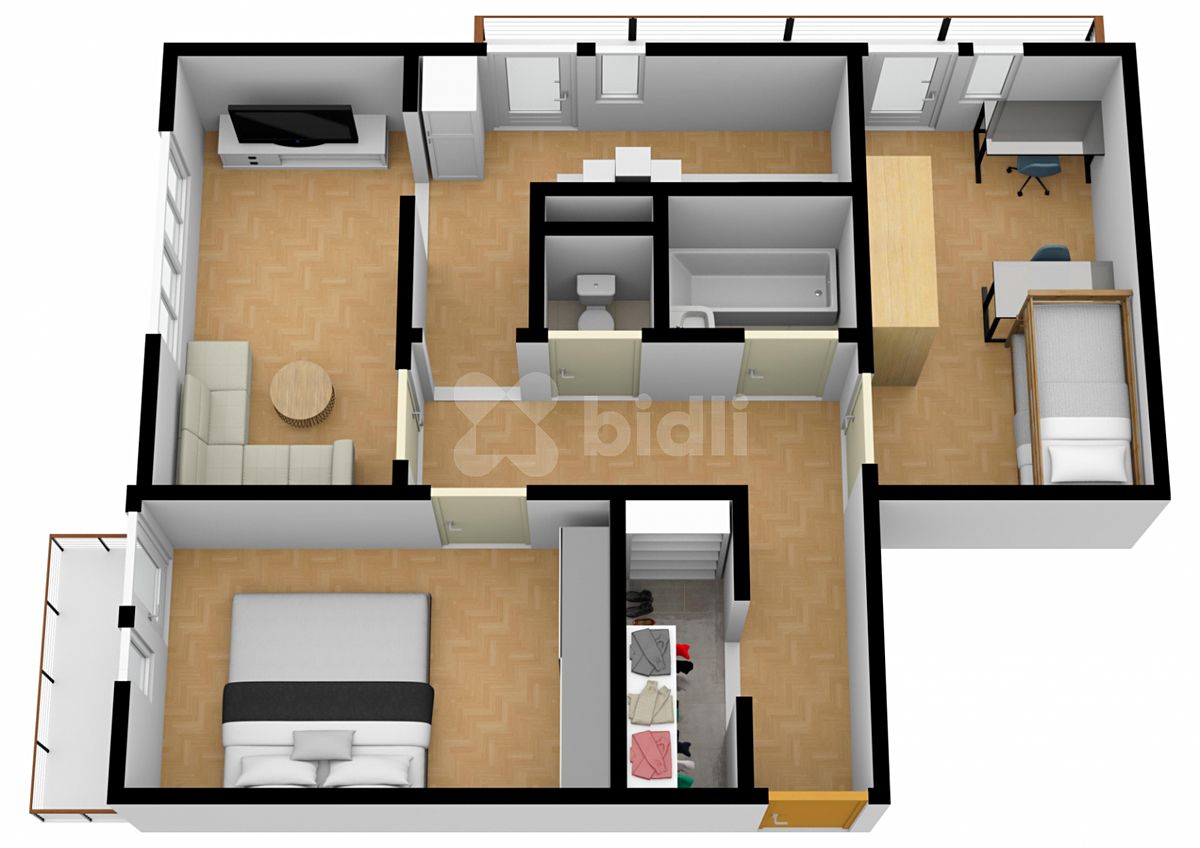 Pronájem bytu 3+1 67 m² – fotografie 4