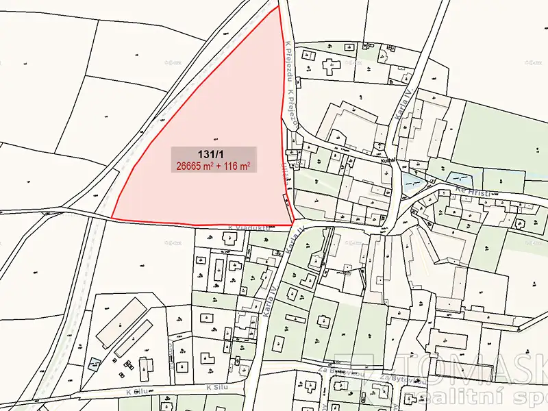 Prodej stavebního pozemku 26781 m², Vysoký Újezd – náhled fotky 2
