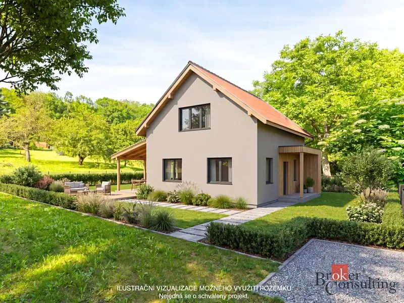 Prodej stavebního pozemku 1941 m², Kamýk – náhled fotky 2