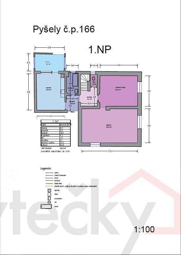 Prodej rodinného domu 129 m², pozemek 482 m² – fotografie 2