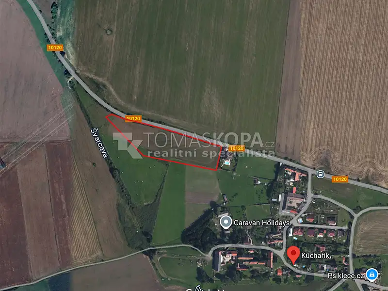 Prodej pole 12410 m², Roblín – náhled fotky 2