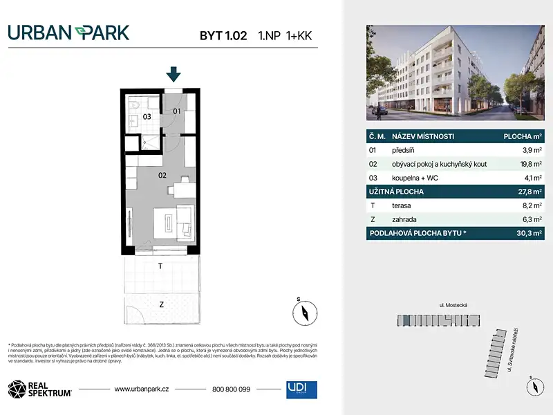Prodej bytu 1+kk 30 m², Brno – náhled fotky 3