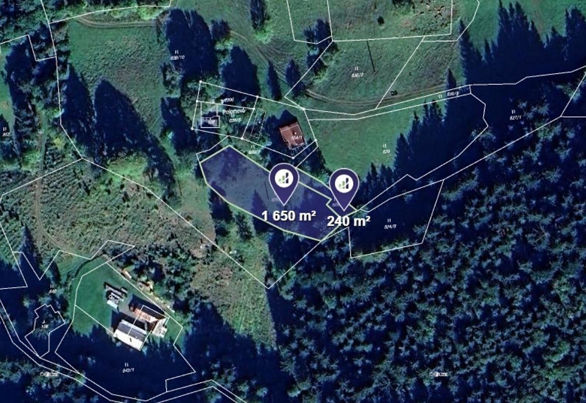 Prodej louky 1890 m²