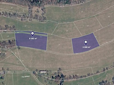 Prodej podílu 1/6  pole 2 088 m²
