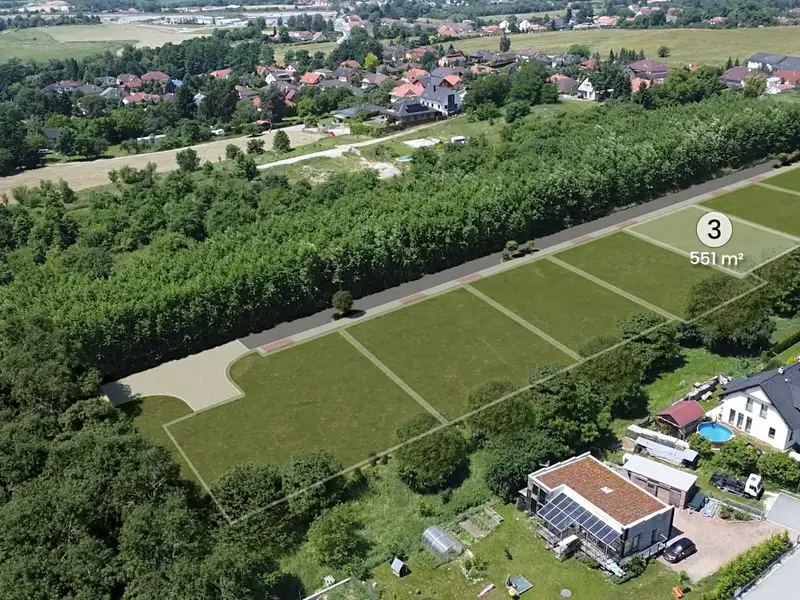 Prodej stavebního pozemku 551 m², Srubec – náhled fotky 1