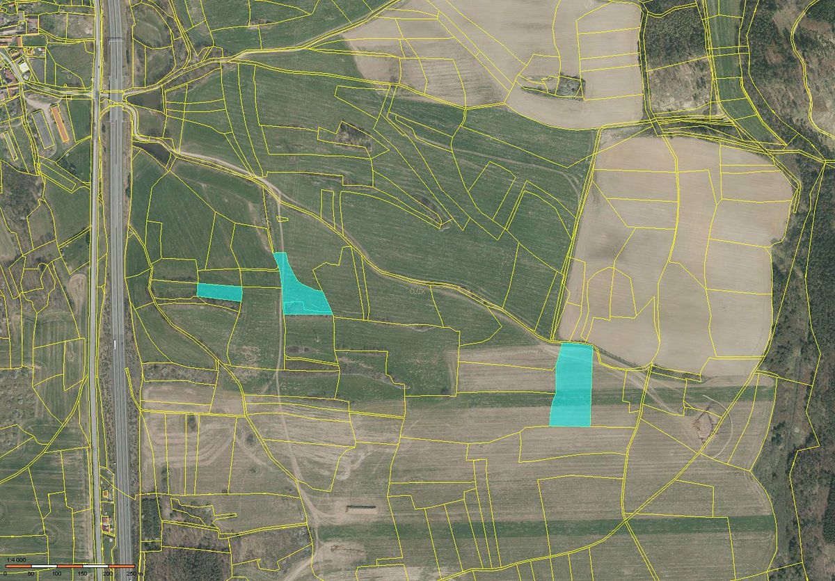 Prodej pole 19682 m², Předotice – fotka 1 z 3