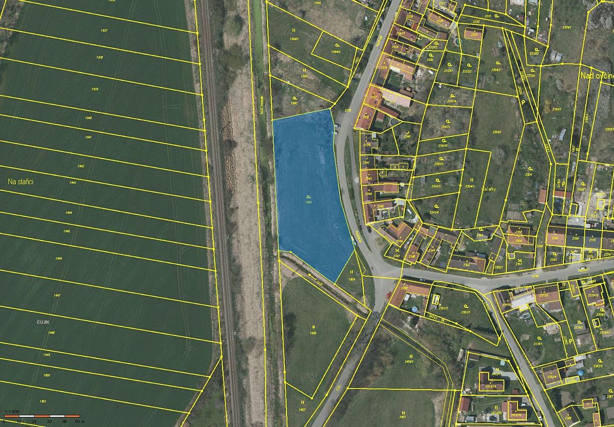 Prodej zahrady 4308 m², Protivín – fotka 1 z 3