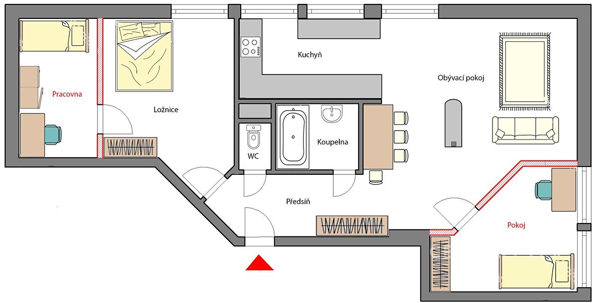 Prodej bytu 4+kk 83 m² – fotografie 2