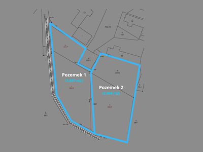 Prodej zahrady 2304 m²