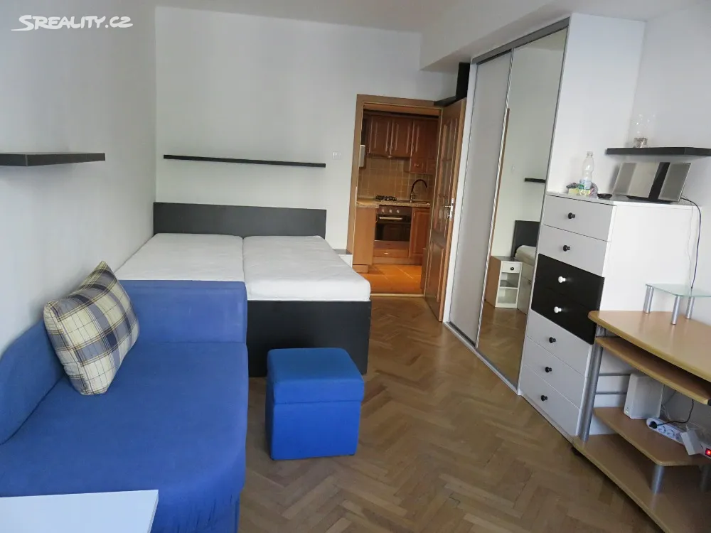 Pronájem bytu 1+kk 28 m² – pohled 2
