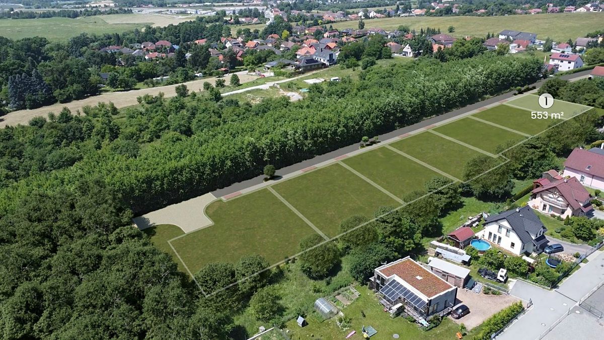 Prodej stavebního pozemku 553 m²