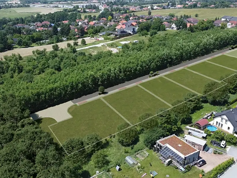 Prodej stavebního pozemku 553 m², Srubec – náhled fotky 1