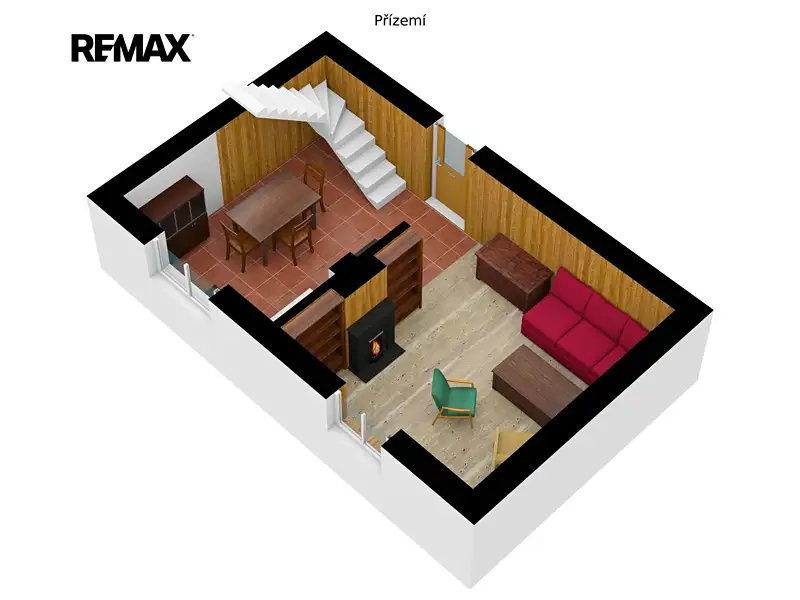 Prodej chaty 50 m², pozemek 46 m², Plasy – náhled fotky 2