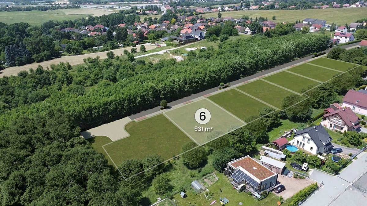 Prodej stavebního pozemku 931 m²