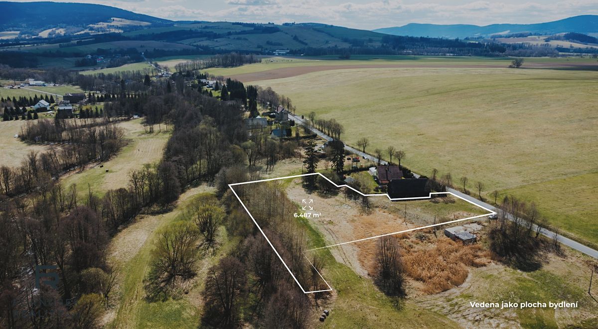 Prodej stavebního pozemku 7544 m² – fotografie 3