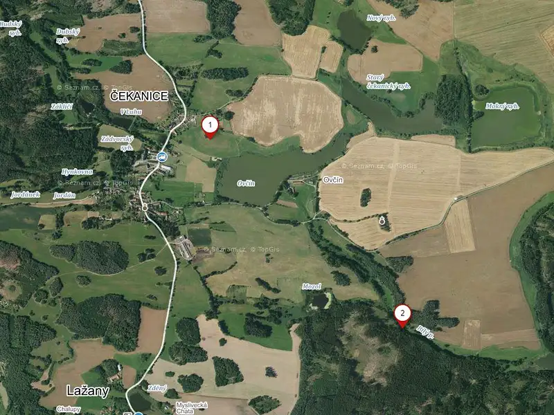 Prodej pole 12401 m², Lažany – náhled fotky 3