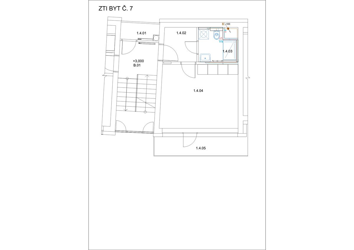 Pronájem bytu 1+kk 26 m²
