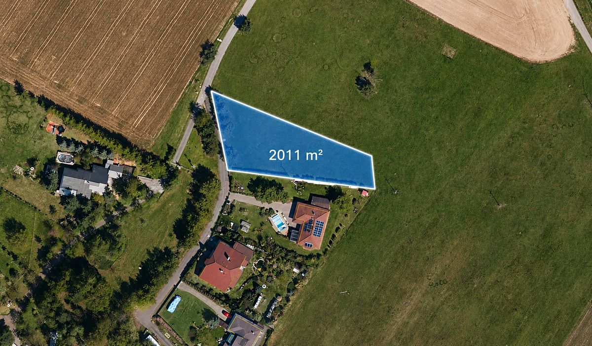 Prodej stavebního pozemku 2011 m² – fotografie 2