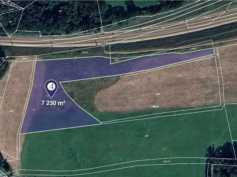 Prodej pole 7230 m², Rokycany – náhled fotky 1