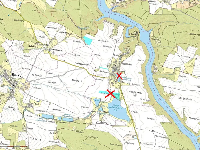 Prodej pole 44793 m², Albrechtice nad Vltavou – náhled fotky 3