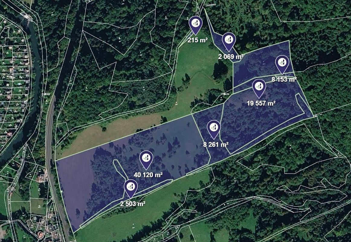 Prodej louky 80878 m²