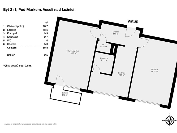 Prodej bytu 2+1, 56 m² (20 z 27)