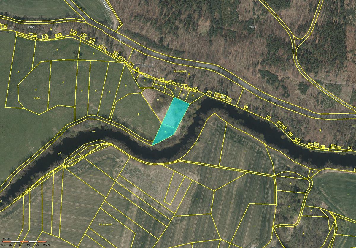 Prodej louky 3698 m², Štěkeň – fotka 1 z 3