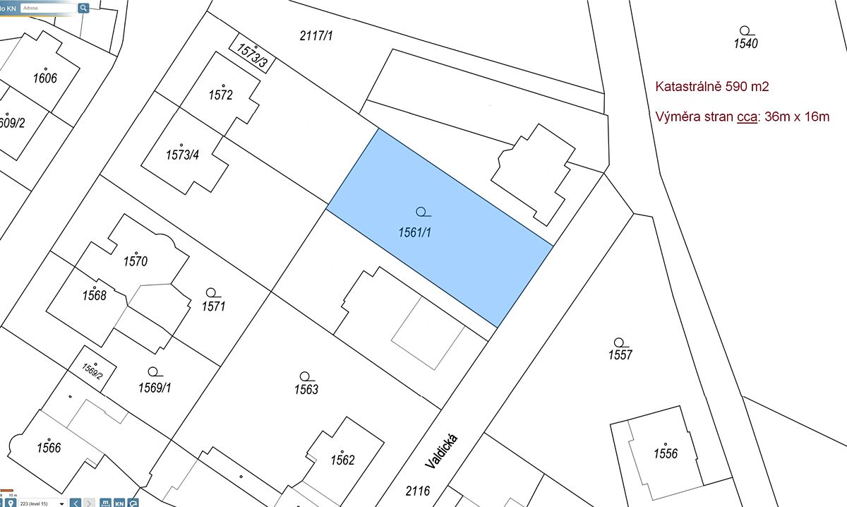 Prodej stavebního pozemku 590 m² – fotografie 4