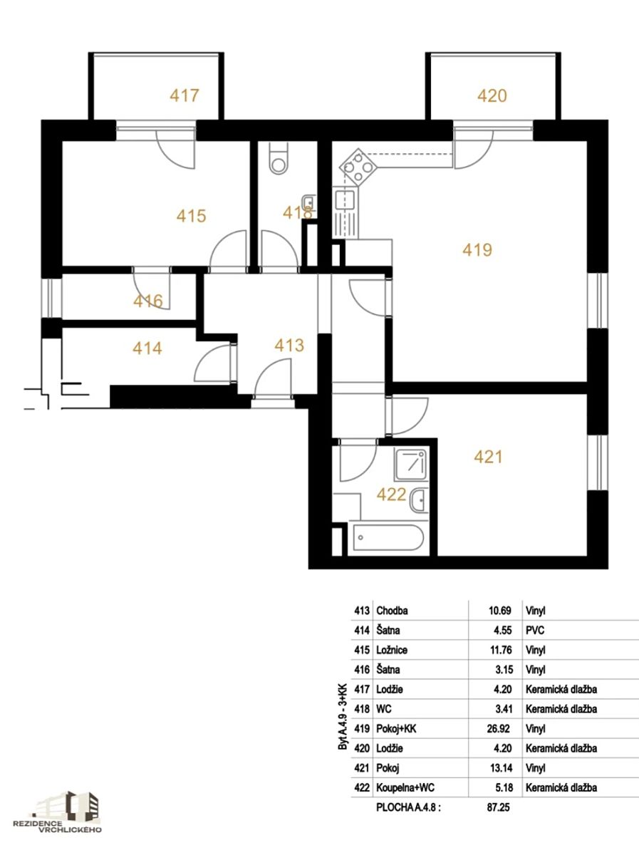 Prodej bytu 3+kk 99 m² – fotografie 4