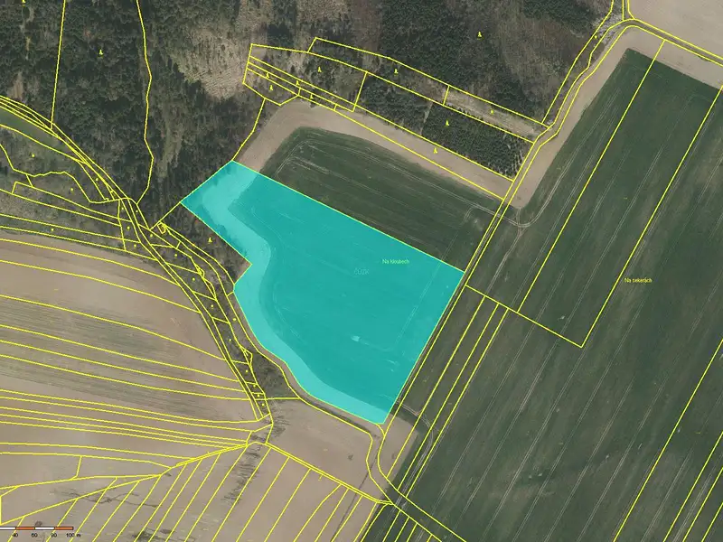 Prodej pole 44793 m², Albrechtice nad Vltavou – náhled fotky 1