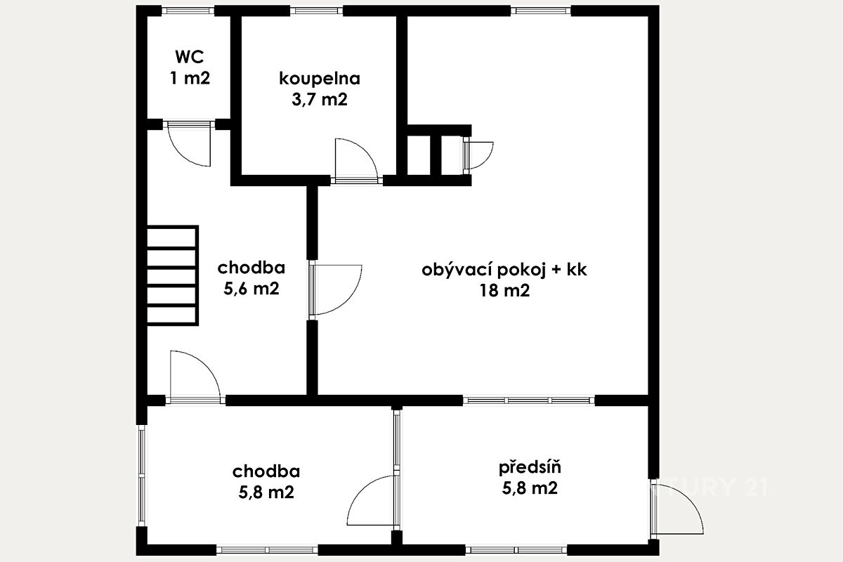 Prodej chalupy 83 m², pozemek 408 m² – fotografie 5