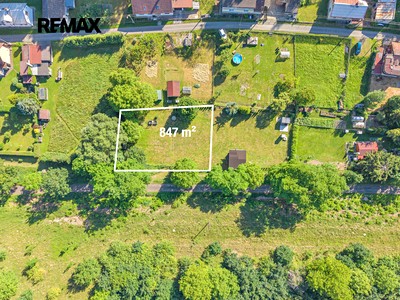 Prodej  stavebního pozemku 847 m²