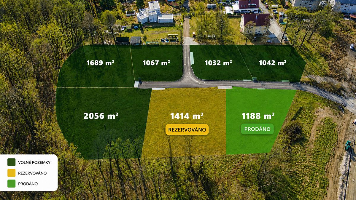 Prodej stavebního pozemku 1689 m² – fotografie 5
