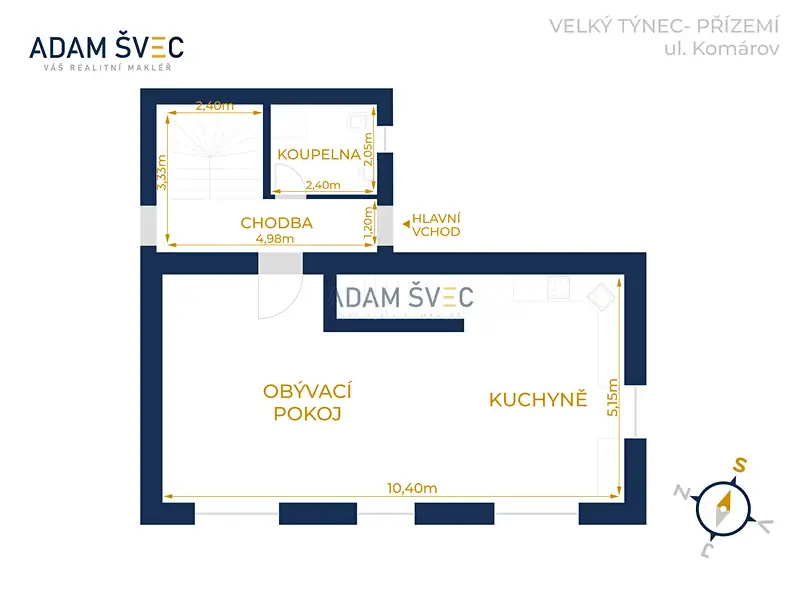 Prodej rodinného domu 158 m², pozemek 310 m², Velký Týnec – náhled fotky 2