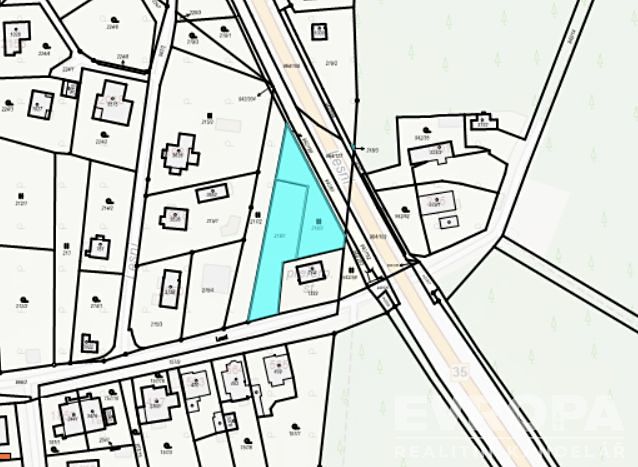 Prodej stavebního pozemku 1235 m² – fotografie 5