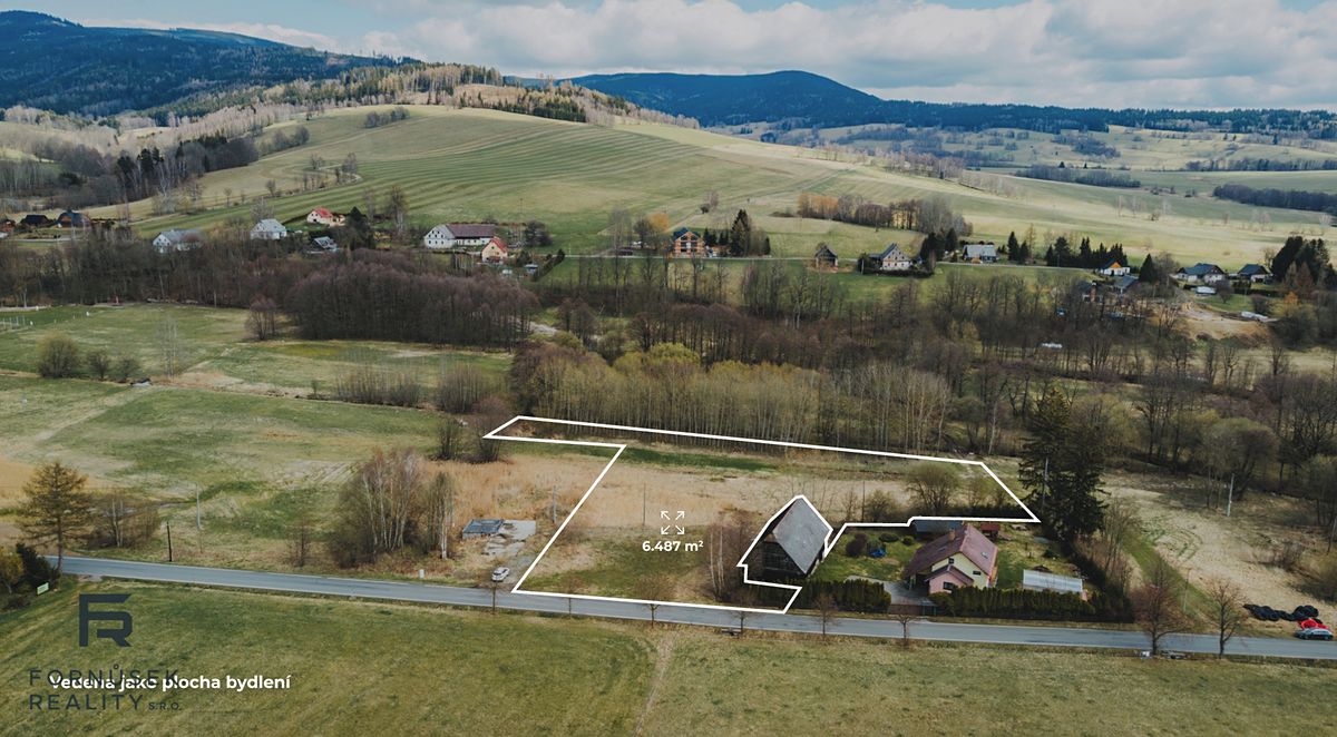 Prodej stavebního pozemku 7544 m²