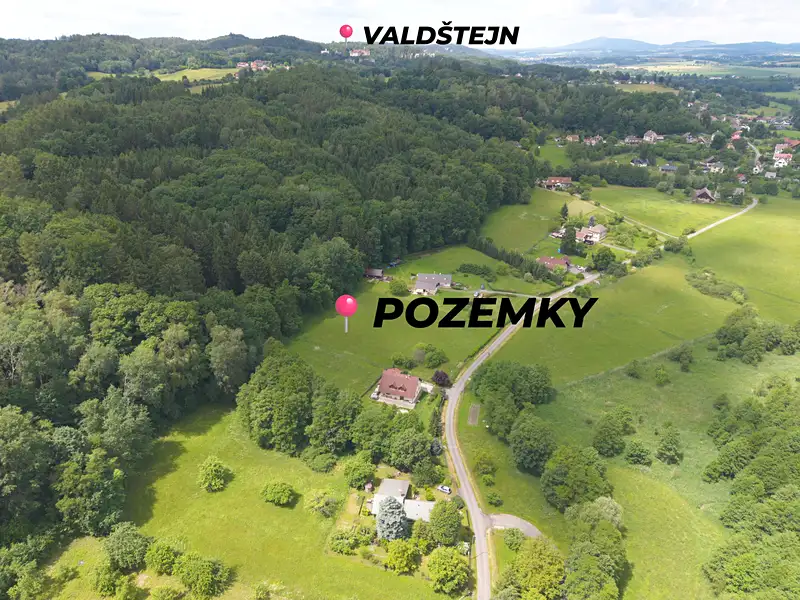Prodej stavebního pozemku 3894 m², Hrubá Skála – náhled fotky 2