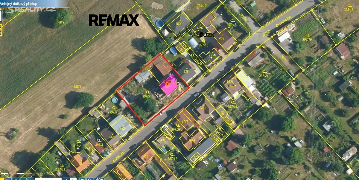 Prodej stavebního pozemku 1012 m², Libiš