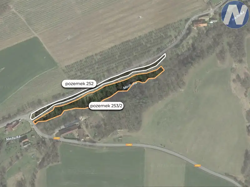 Prodej pozemku 7891 m², Lhenice – náhled fotky 1