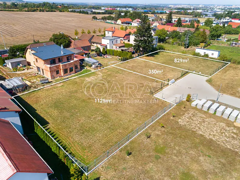 Prodej stavebního pozemku 1125 m², Vestec – náhled fotky 2