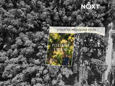 Prodej  stavebního pozemku 1 300 m²