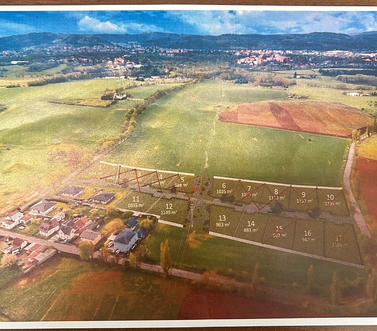 Prodej stavebního pozemku 963 m² – fotografie 3