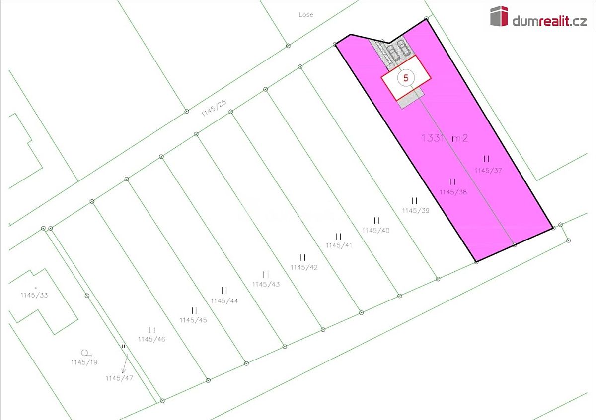 Prodej stavebního pozemku 1155 m² – fotografie 4